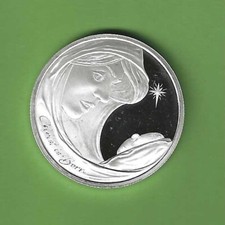 2024 1 Troy oz. .999 Silver Christmas Rd. “Christ is Born” 46.95 per troy oz