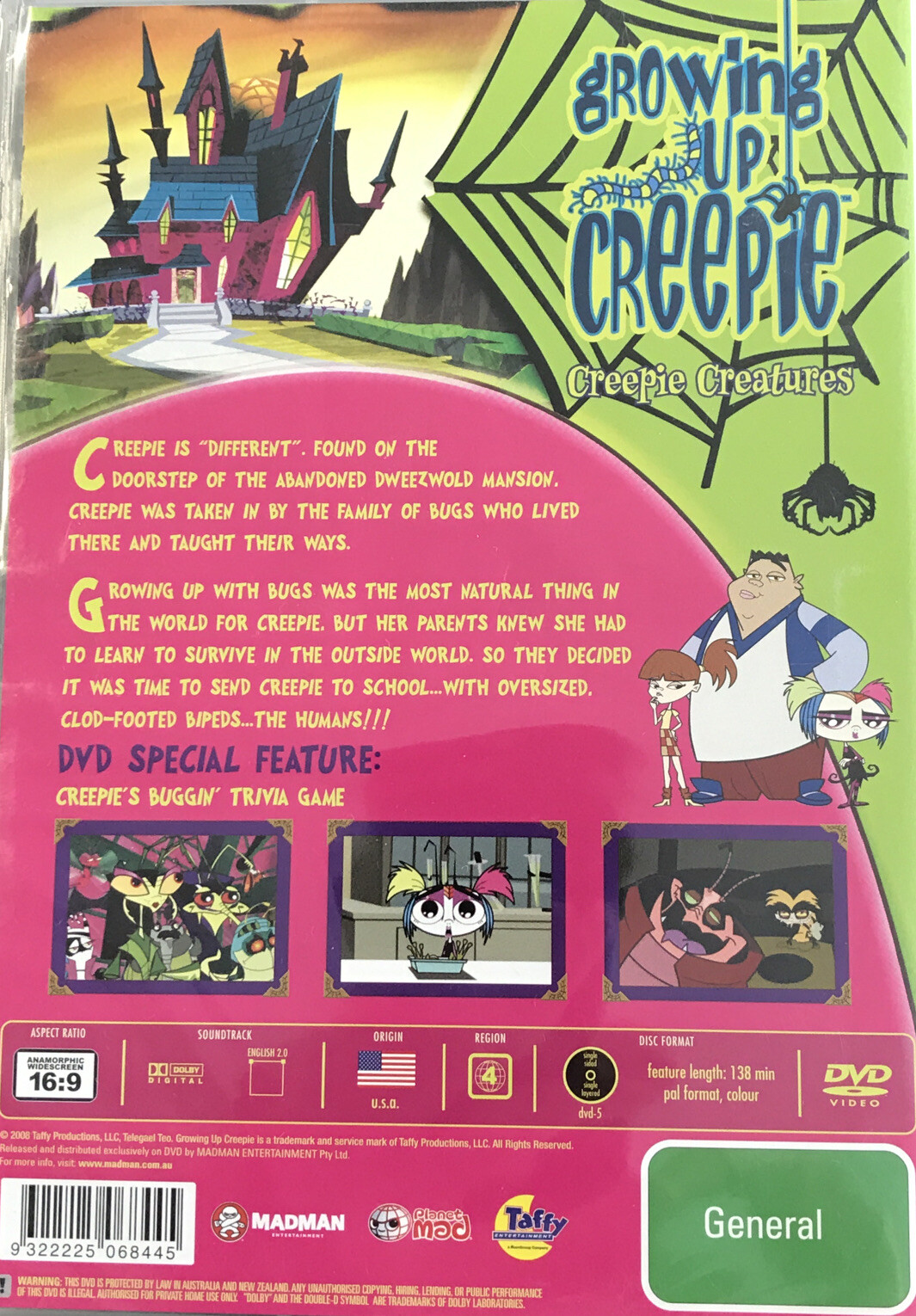 Growing Up Creepie Creepie Creatures DVD 2006 For Sale Online EBay Growing up creepie creepie creatures dvd 2006 for sale online ebay