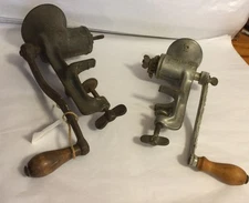 VINTAGE Universal Pair Of Food and Meat Grinder Chopper # 2 And #3