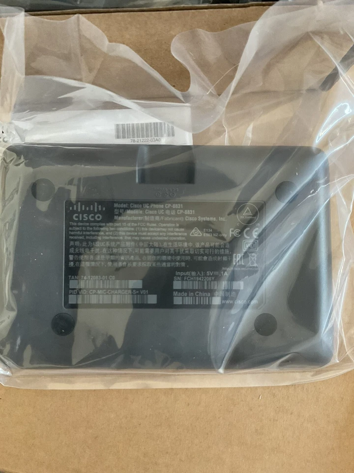 New Cisco CP-8831-MIC-WRLS Wireless Microphone Kit for IP Conference Phone 8831 - Image 3 of 4