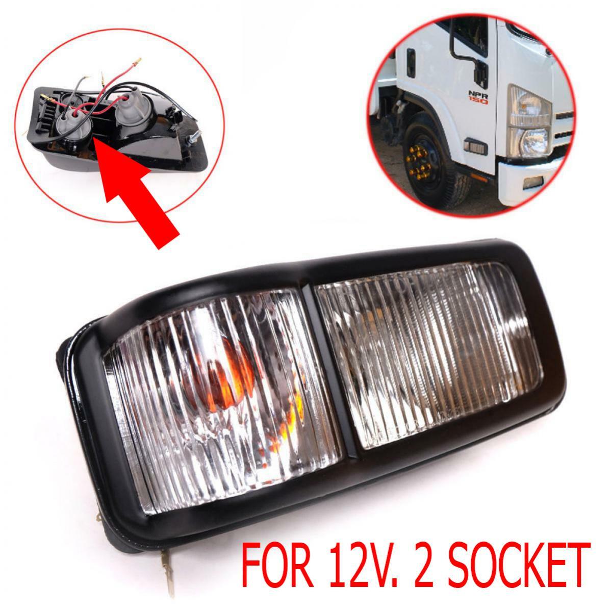 12V. SIDE MARKER LAMP TURN SIGNAL LIGHT LH LEFT FIT ISUZU