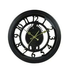 11 In. Geared Wall Clock Steampunk
