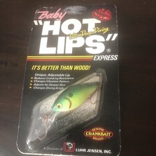 VINTAGE PRE RAPALA LUHR JENSEN “BABY HOT LIPS” ULTRA DEEP DIVING LURE #19