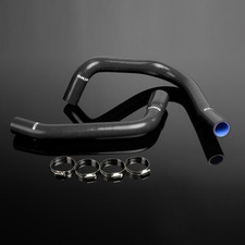 Fit For 1967-1969 Chevy Camarofirebird Ta V8 Black Silicone Radiator Hose Kit