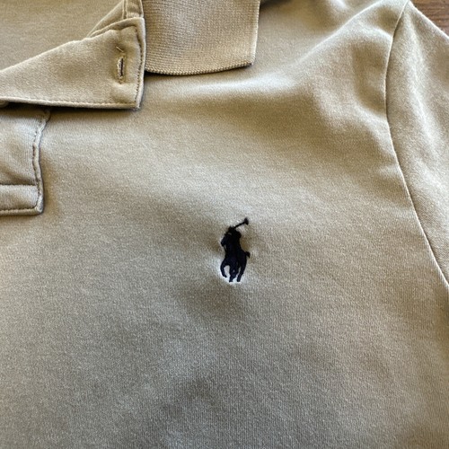 Ralph Lauren Athletic Fit Polo Men’s Medium Gray Upcycled - Picture 2 of 7