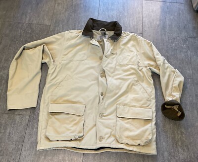 LL Bean Mens Large Outdoorsman Duck Hunting Field Sports Travel Jacket Barn  Coat