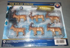 Lionel 24251 Christmas Polar Express Caribou Figure Pack for O/027 ga. 2022