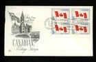 Postal History Canada FDC #439 Canadian Flag 1965 Artcraft