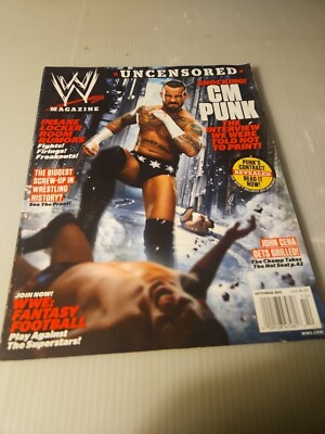 Vintage 2011 October, WWE World Wrestling Entertainment Magazine, CM Punk Interv