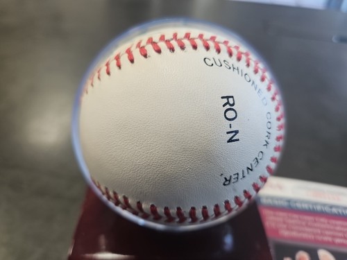 Tom Lasorda SIGNED 1/20/1989 National League Baseball JSA COA w/ Ball Stand - Picture 7 of 8