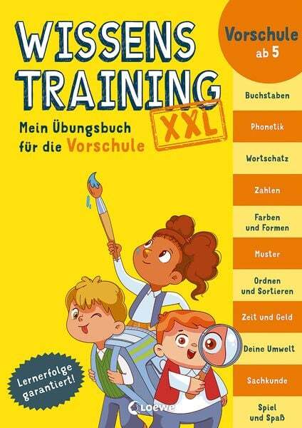 Wissenstraining Xxl - Mein Übungsbuch Für Die Vorschule