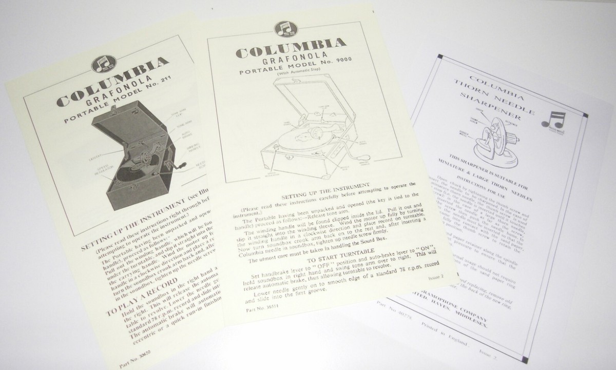 (アンティーク 小型電蓄)MODEL 3100 GRAFONOLA Vintage Columbia Grafonola Wind Up Phonograph Works | eBay