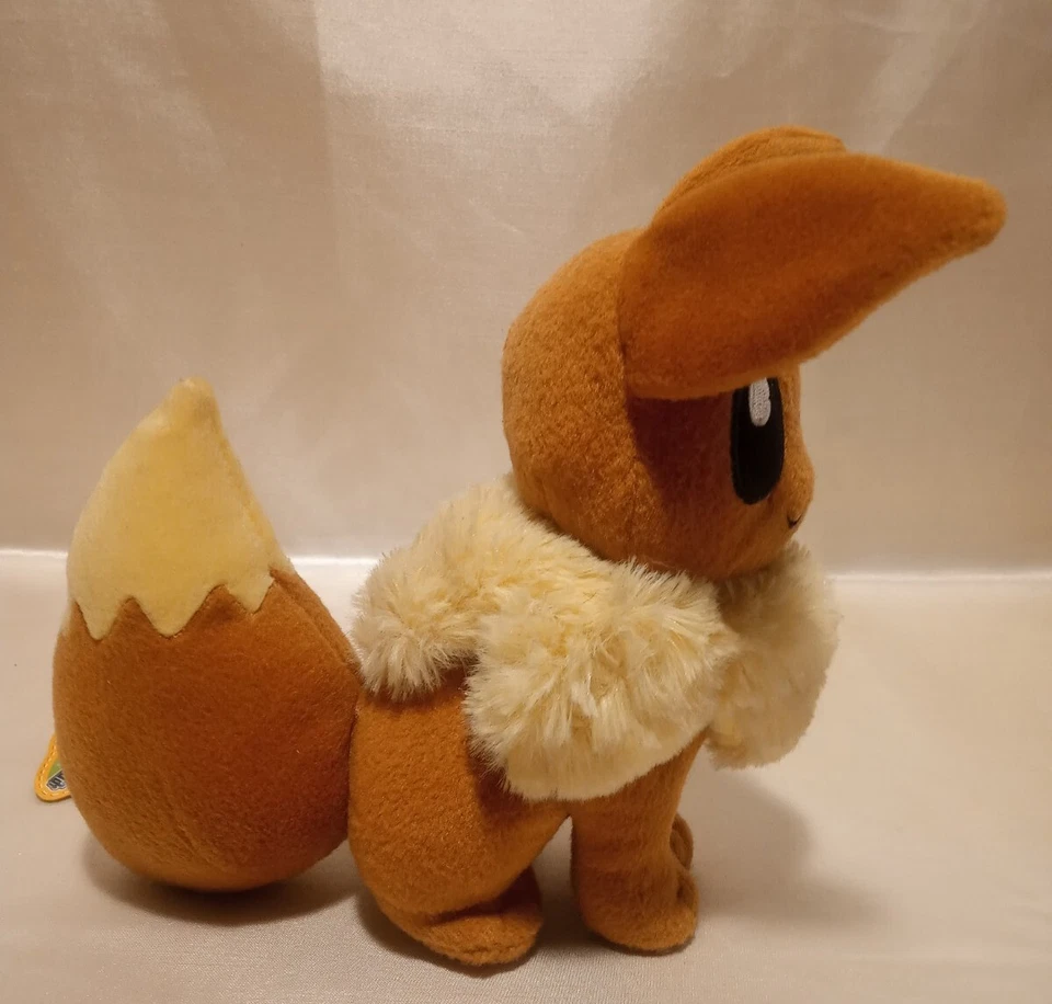 Juguete de peluche Pokemon Eevee Best Wishes 8" - Takara TOMY 2012 - Era en blanco y negro Foto 4 de 4