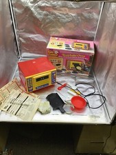 TYCO Real Cookin 1988 Tasty Bake Oven w/ 10 Piece Metal Acc Toy Set DISCONTINUED