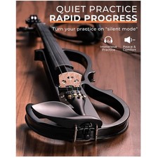 Lightweight Full Size Electric Violin for Beginners^