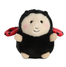5 Inch Rolly Pet Lively Ladybug Plush Stuffed Animal by Aurora