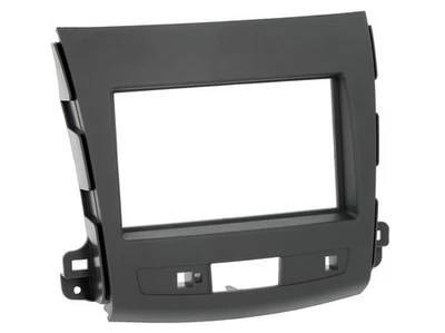 Radioblende Double-DIN Pour Citroen C-Crosser V Montage Cadre Noir 2-DIN - Photo 1/3