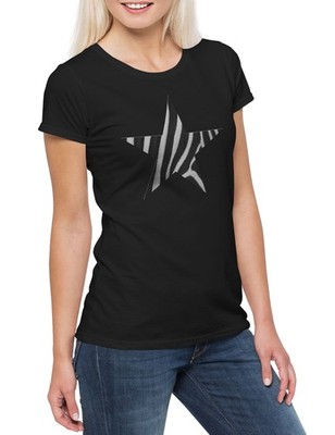 Rockabella Star VI Damen T-Shirt 2XL Sale Tattoo Nautical Rockabilly Zebra