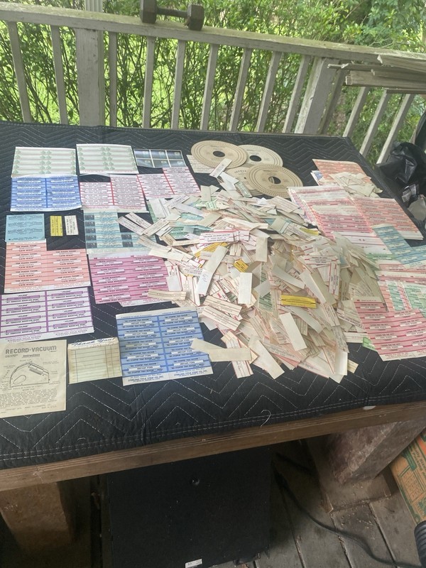 Juke Box record name tags Pop, Rock, Standards and MISCL.