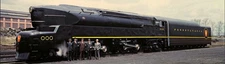 PRR Streamlined Class T1 Duplex-Drive Steam 4-4-4-4 No. 6110 8.5 x 11 Photo