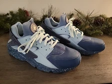 2017 Men's Nike Air Huarache Run PRM Diffused Blue Size 13 - 704830-402