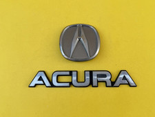 91 92 93 94 95 Acura Legend Coupe Sedan Chrome Gray Rear Trunk Emblem Badge Oem 91 92 93 94 95 Acura Legend Coupe Sedan Chrome Gray Rear Trunk Emblem Badge Oem