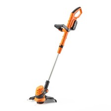 LawnMaster Cordless Grass Trimmer - 25cm, MX 24V Battery, Detachable Wheel Kit