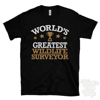 WORLD'S GREATEST WILDLIFE SURVEYOR T-SHIRT Naturgeschichte Naturschreiber