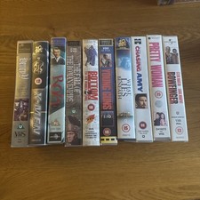VHS Bundle x 10 Job Lot Mixed Genre Mixed Genres Videos