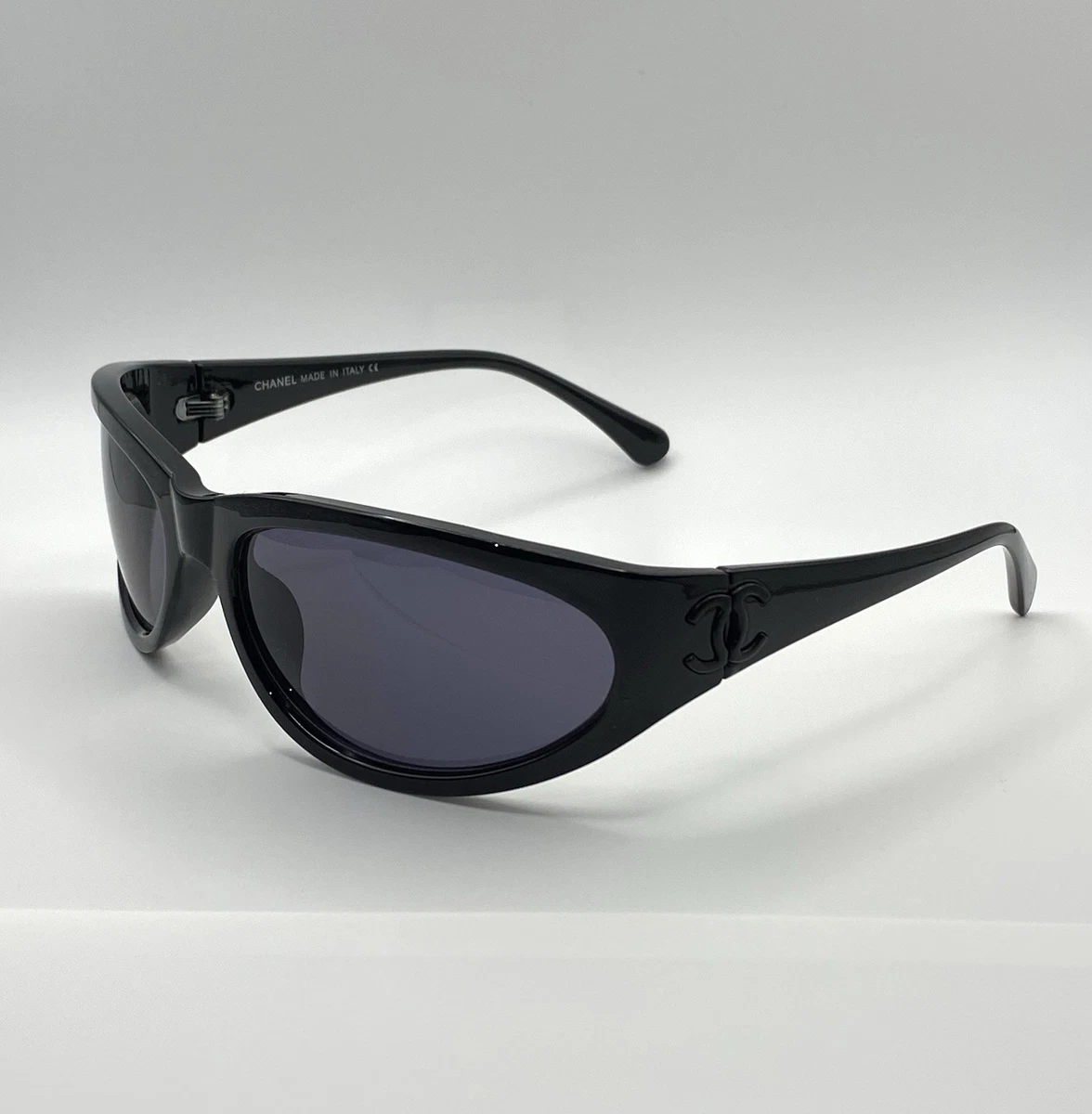 CHANEL Black Shield Sunglasses for Women for sale - eBay