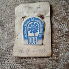 GERMAN WWII VDA PIN TINNIE BADGE