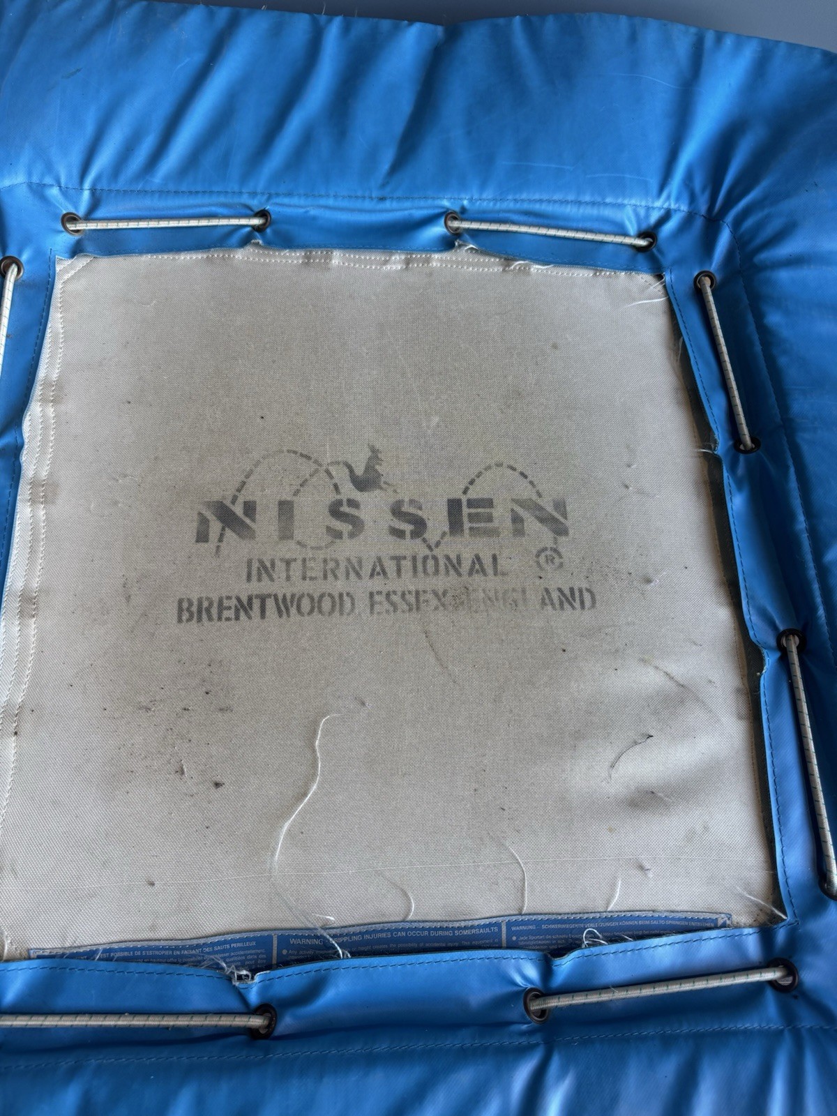 Vintage Nissen International Mini Trampoline Trampette Gymnastics Rebounder image 2
