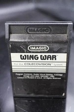 Rare Wing War For COLECOVISION. Works Great Label IMAGIC Game Cartridge Only