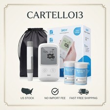 Diabetes Test Kit Blood Sugar Glucose Monitor Meter 206 Pcs Strip Tester Machine