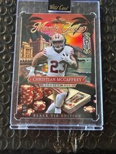2026 Wild Card Monte Carlo Christian McCaffrey Color March True 1/1 Black Tie