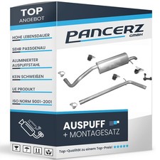 Auspuffanlage für SKODA FABIA II 1.2 1.4 1.6 TDI Kombi