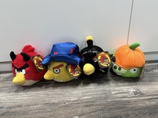 RARE Angry Birds Seasons Halloween Plush Lot Of 4 5   NWT Commonwealth 2011