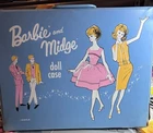 Vintage Mattel’s Barbie's  Extra Large Barbie/Midge Carrying Case Wardrobe