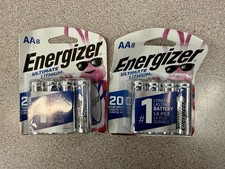 Energizer L91SBP-8 Ultimate Lithium AA Batteries 8 X 2 Pack - 16 Count New
