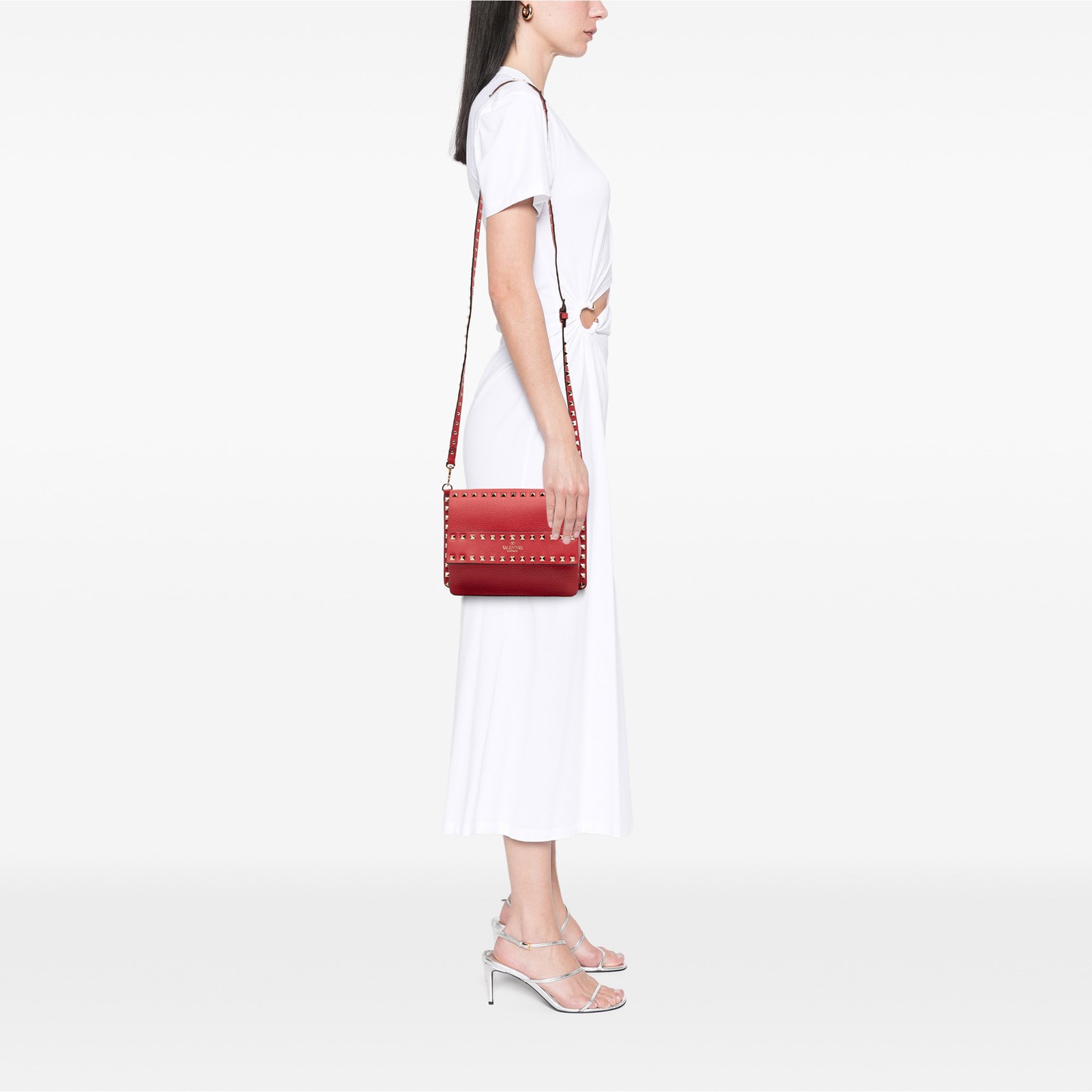 Authenticated Valentino Small Grained Calfskin Ro… - image 11