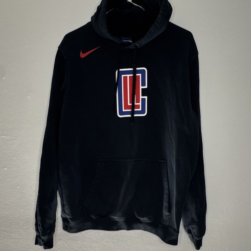 Nike Los Angeles Clippers NBA Black Pullover Hoodie Sweatshirt Size L