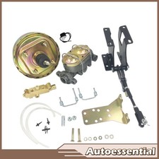 8 Dual Power Brake Booster Conversion Disc Drum Kit For 67-72 Chevy C10 C20