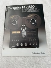 Technics RS - 1520 Reel To Reel Brochure