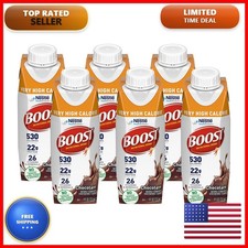 Boost Very High Calorie Nutritional Drink Very Vanilla Made Natural Chocolate