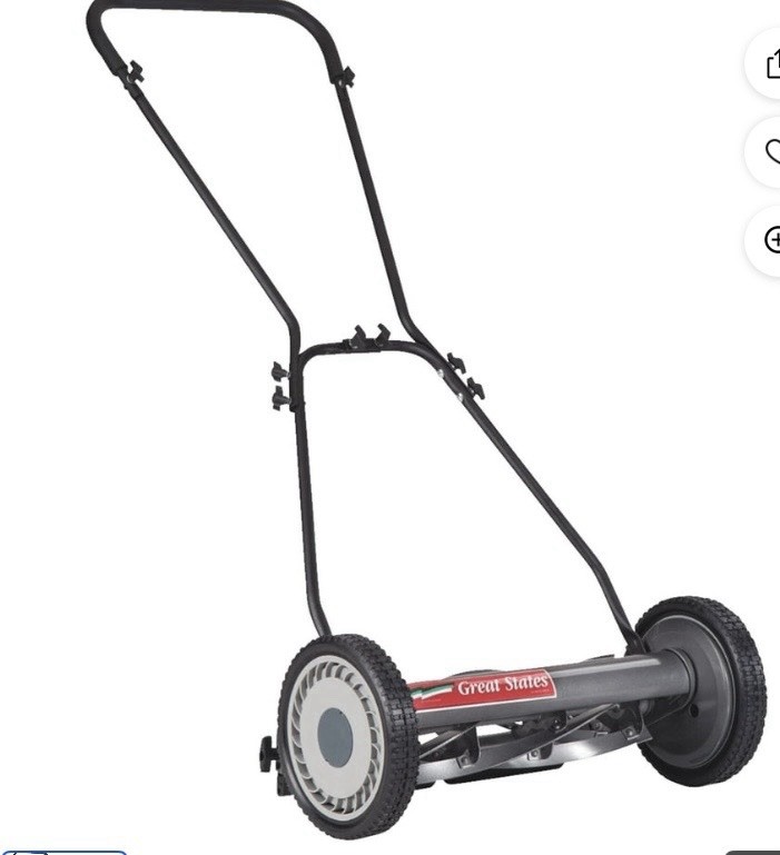 American Lawn Mower 1815-18 Reel Mower - Black