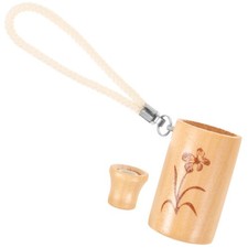 Replacement Wooden Handle Grip for Foldable Umbrella Khaki Color Practical