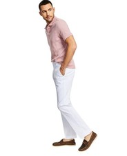 Tommy Hilfiger Mens Modern fit Dress Pants 34 / 32 White Th Flex Stretch Solid