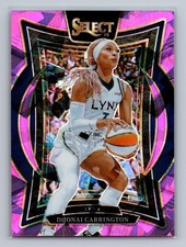 2025 Panini Select WNBA #68 DiJonai Carrington Pink Ice Prizms