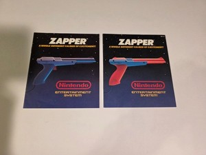 海外限定 '1985 NES Zapper Nintendo Vintage 1985 Nintendo NES ZAPPER LIGHT GUN For Duck Hunt Game