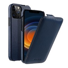Genuine Leather Flip Case Orignal Melkco Magnetic Cover For iPhone 14 13 Pro Max